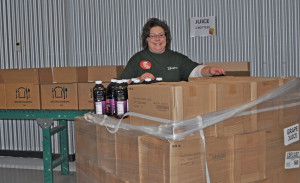 Lisa Fannin, Director packing Juices