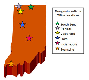 Map of Indiana Locations