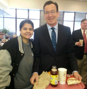 Miriam and Governor Malloy