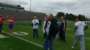 Image of Devon, sports fan, at Football Camp