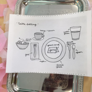 Image: English Tea Place Settings