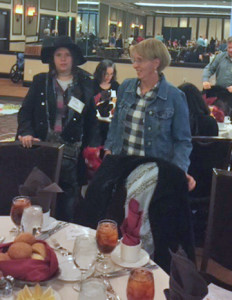 Image: Family Caregiver Bonnie and Raina Arriving