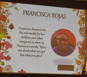 Image of Francisca Rojas' Family Caregiver Nomination Slide Presentation