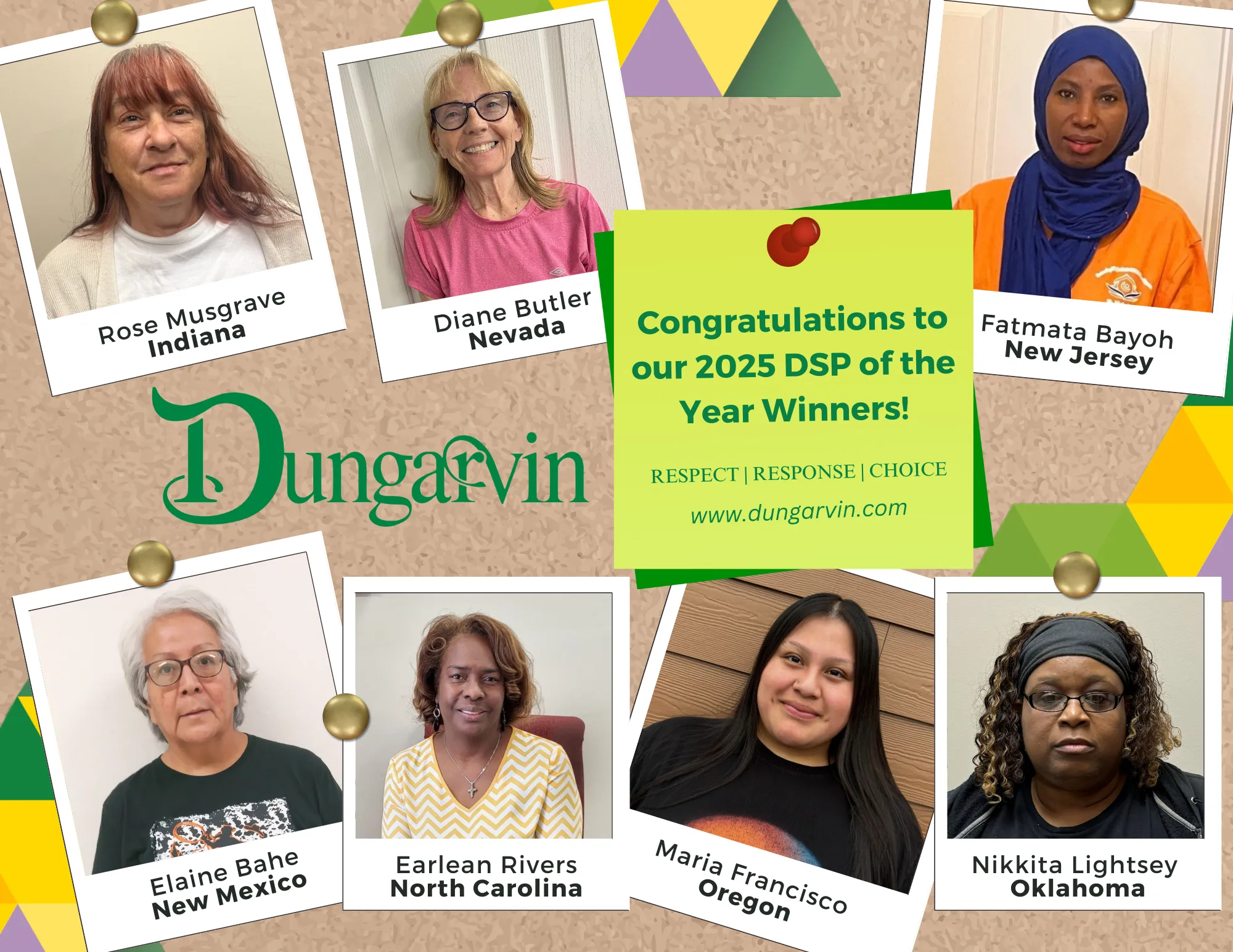 Minnesota-based Dungarvin Claims Seven Winners of Prestigious   2025 ANCOR DSP of the Year Awards
