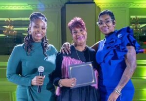 State Director Shantirah Burgess, Program Director Andrea Dixon and Area Director Rashida Clegg