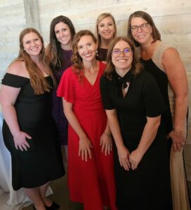 Group shot of six women