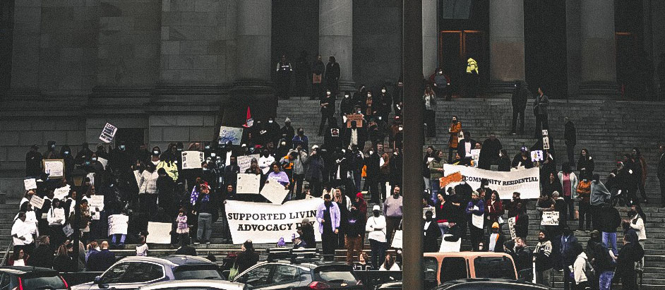 Dungarvin Washington Rallies for Supported Living Services at Day at the Capitol