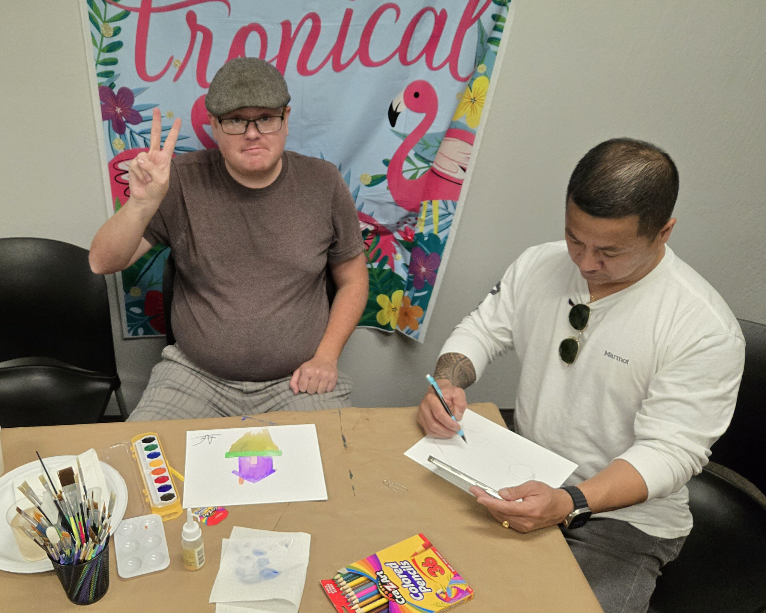 Dungarvin Nevada Art Days Spark Creativity in Individuals Served