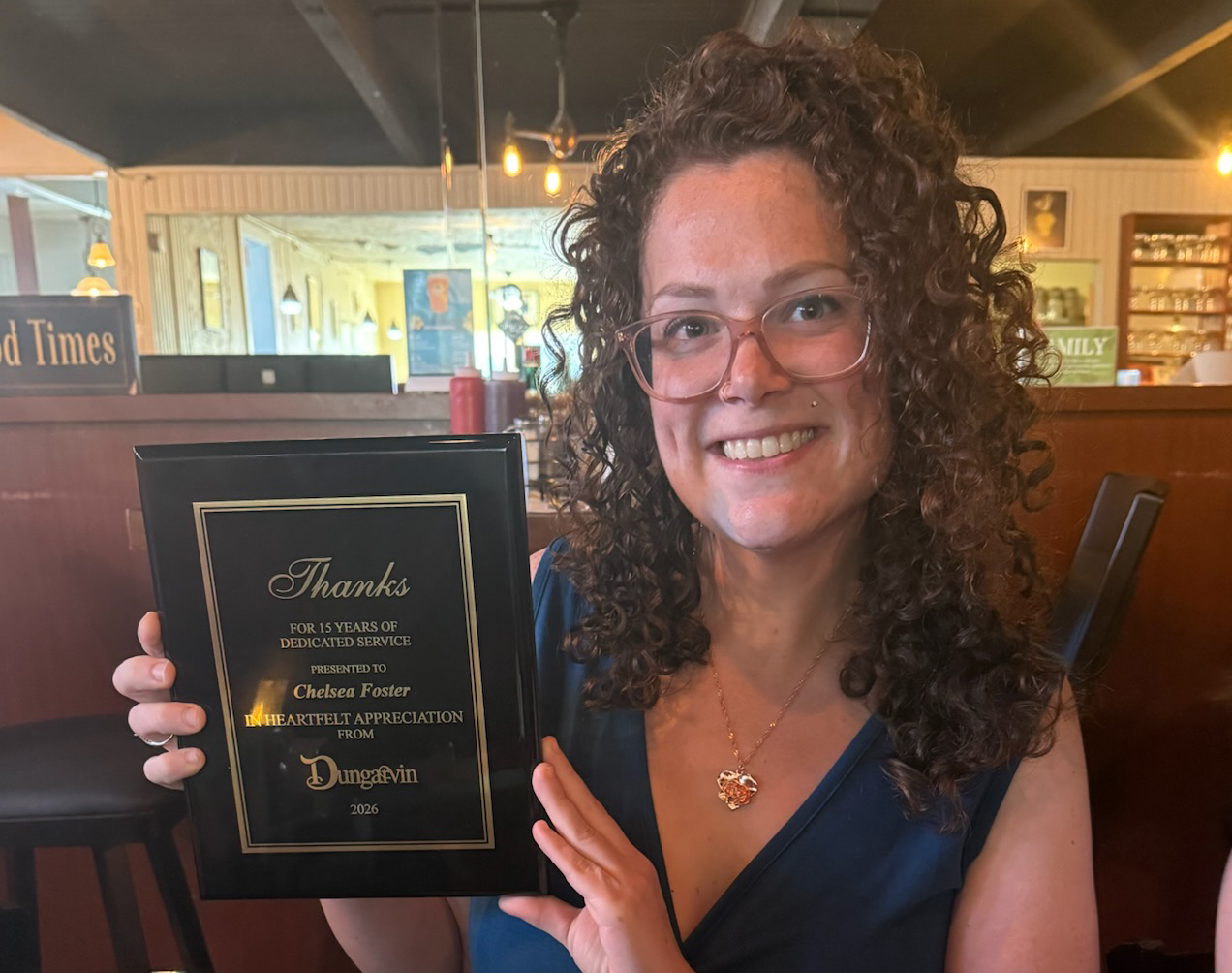 Chelsea Foster Celebrates 15 Years with Dungarvin Oregon